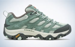 The Merrell Moab 3 is the top budget hiking shoe.